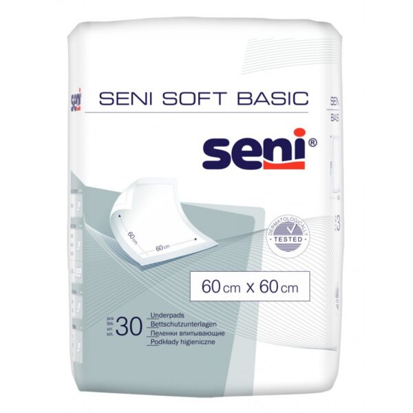 Υποσέντονα μιας χρήσης Seni Soft Basic 60x60 30τεμ